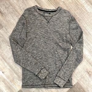 Men’s express waffle know crew neck long sleeve T-shirt